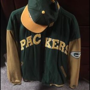 Retro Packers Jacket and hat
